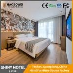 Apartment Furniture Foshan Luxury King Size Bedroom Headboard with Three Star