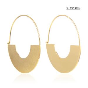 Quality Celebrity style jewelry series earrings 18k gold stainless steel ear pendants wholesale