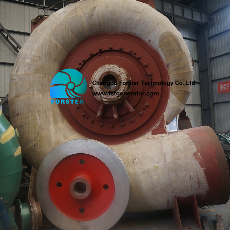 One Button Remote Control Francis Turbine Generator With DN1200-3200mm Pipe