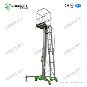 Quality 6.6m Working Height Manual Winch Elevating Lift with CE Standard wholesale