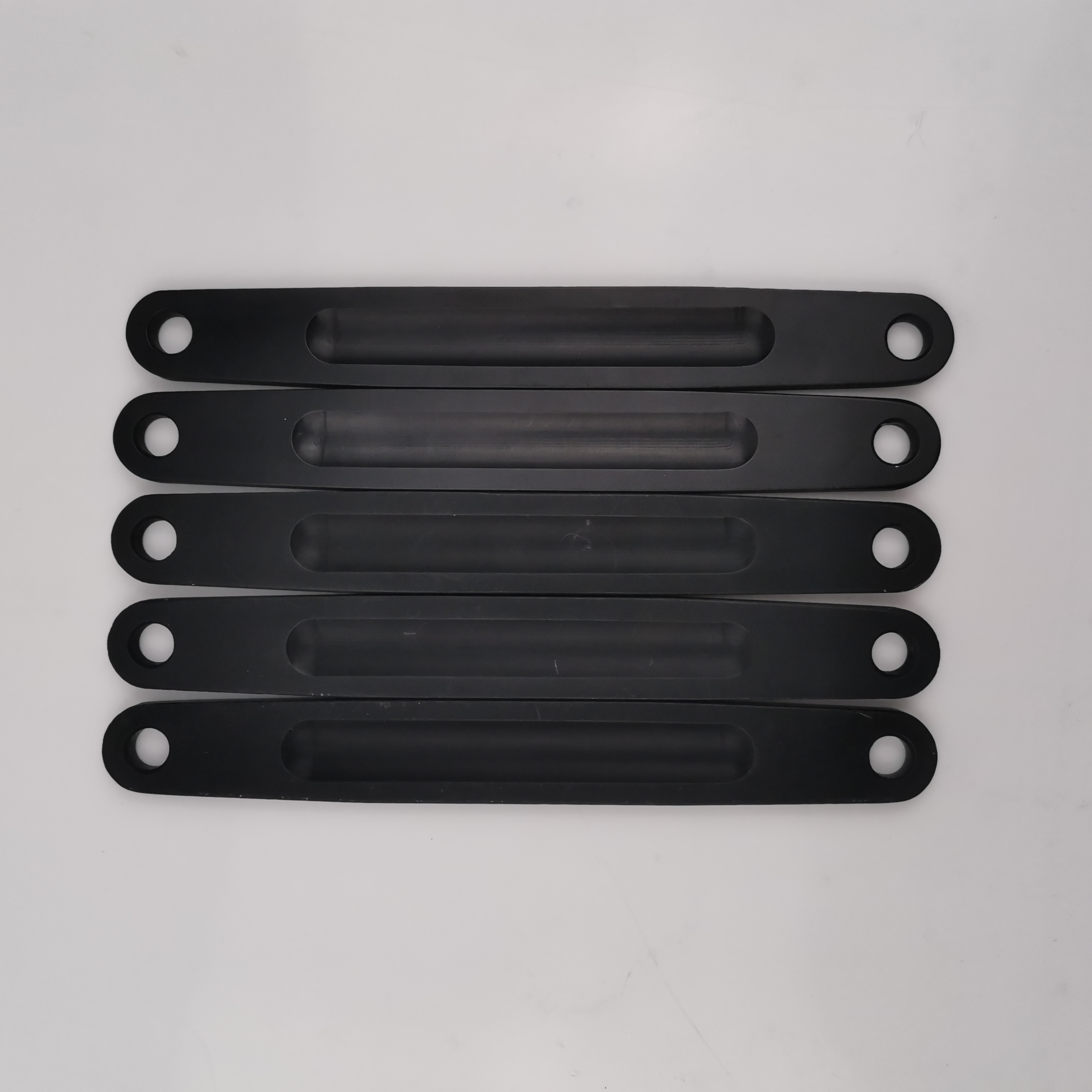 Universal Black 5" Aluminum Jacobs Ladder Straps Quick and Easy Installation for Cars