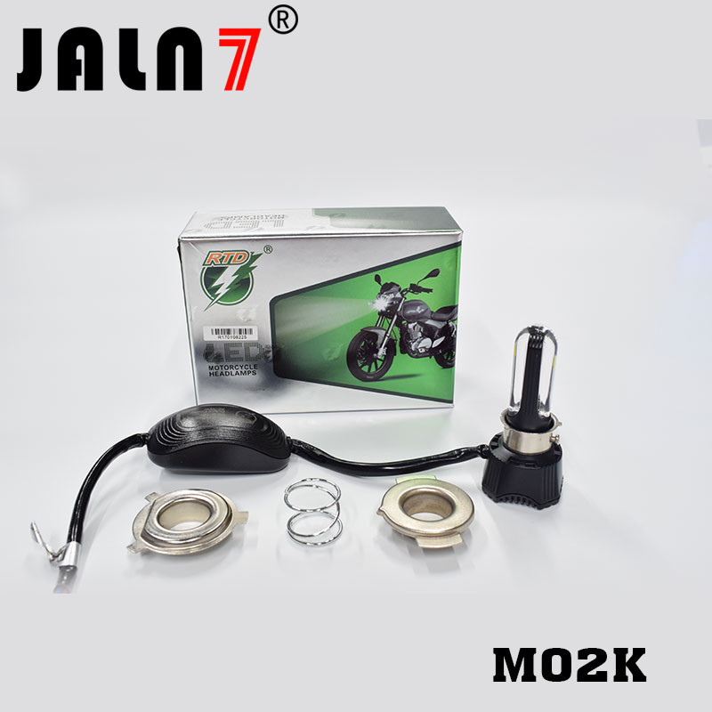 Motorcycle LED Headlight Bulb M02K JALN7 Hi/Lo BeamDRL Fog Replacement Conversion Kit Headlamp Lamp 40W 4000LM 9-18V