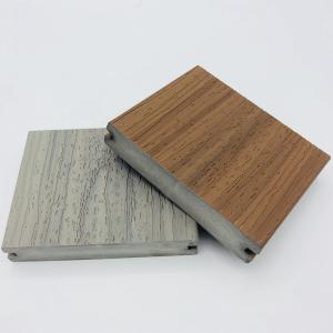 Quality Outdoor Anti-UV Waterproof Plastic Wood Floor with Brushing Finish wholesale