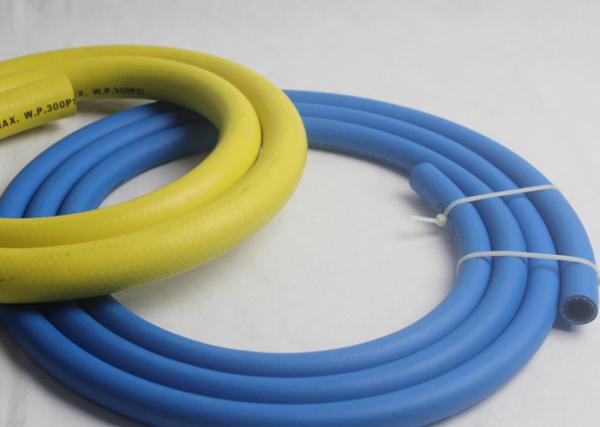 CE ISO 2398 ID 8mm industrial air hose / black rubber hose with Fiber Braided