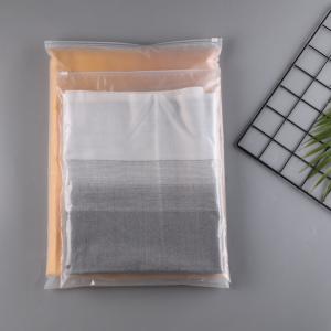 Quality EVA D2W Biodegradable Custom Frosted Zipper Bags Screen Printing / Gravure Printing wholesale