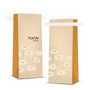 Quality Biodegradable Flat Bottom Coffee Bags With Valve wholesale