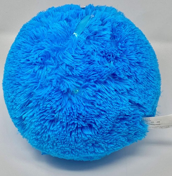 Green 30 cm Inflatable Fuzzy Monster Ball Soft Toy Ball for Throwing Catching and Kicking