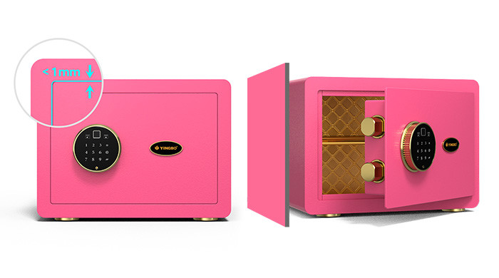 H250mm Solid Bolts Home Safe Box Fingerprint Lock With Hammer Surface treatment