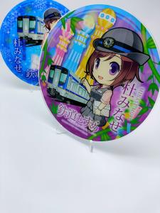 Quality Engraving Acrylic Stand Figures , 200mm acrylic circular display stands wholesale