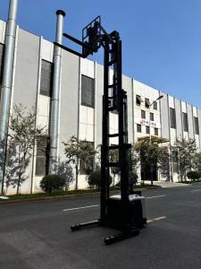 Quality 5 Meters Height 24V210AH Single Electric Reach Forklift with 1500 kg Load Capacity wholesale