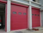 Gray Steel Insulated Sectional Commercial Garage Doors Industrial Vertical Lift