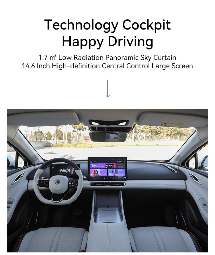 Hycan A06 Chinese Electric Taxi Midsize Electric Car With Range 550KM-630KM
