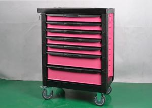 Quality Pink Garage Heavy Duty Premium Tool Chest , Professional Tools Cabinet wholesale