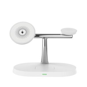 Quality Magnetic 3-in-1 Wireless Charging Station For Qi Phone Airpod &amp; IWatch wholesale