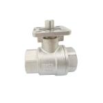 304/316 Stainless Steel High Platform 2PC Ball Valve Body for Oil Media ISO 9001