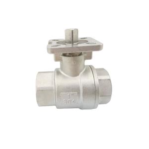 Quality 304/316 Stainless Steel High Platform 2PC Ball Valve Body for Oil Media ISO 9001 Standard wholesale