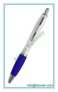 Quality white barrel plastic ball pen promotional, white plastic pen wholesale