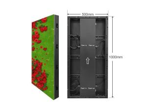 Quality P3.91-7.86 outdoor 500*1000 acrylic LED display die casting aluminum ground screen 1920hz wholesale