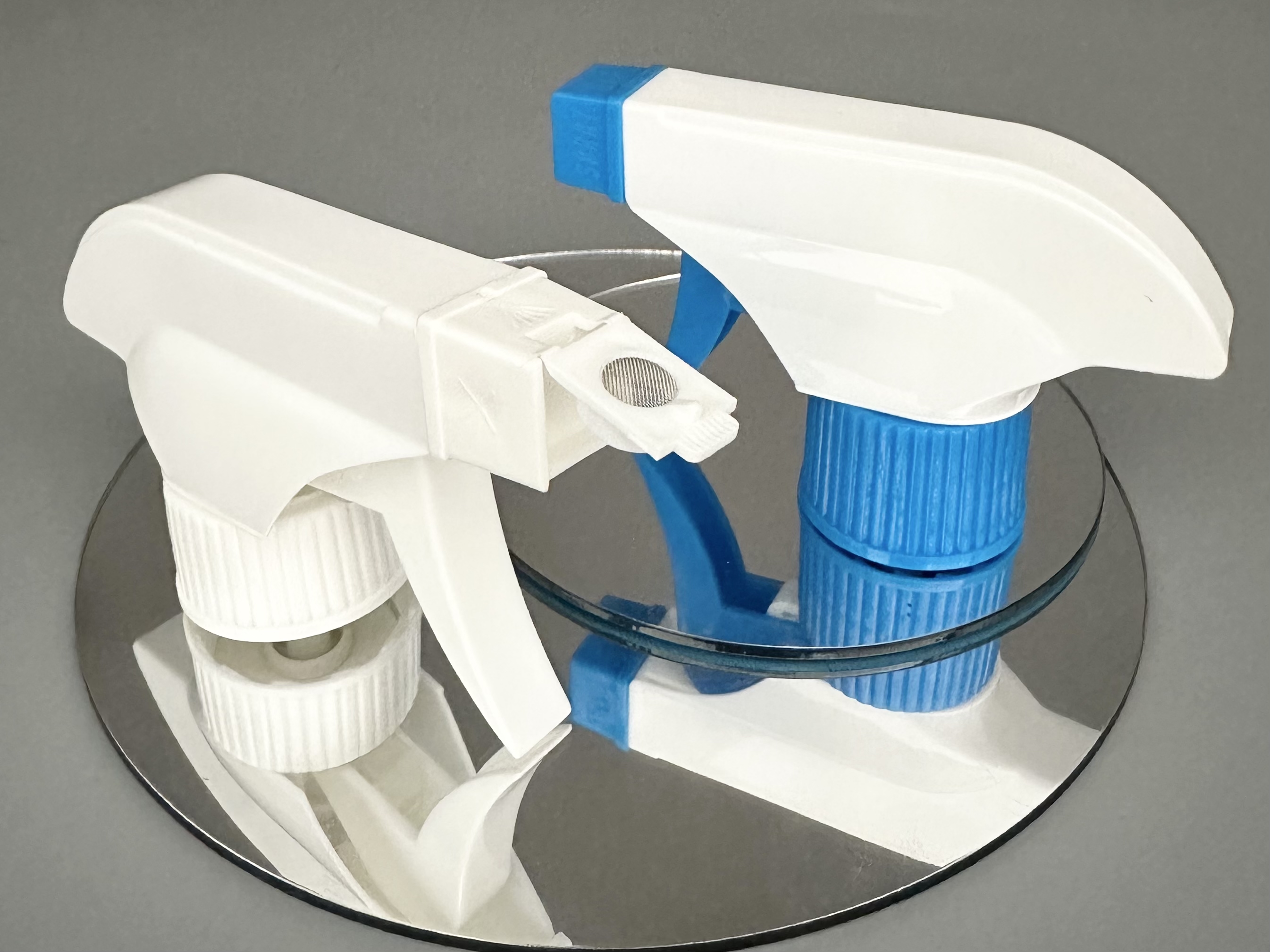 Non Spill Plastic Colorful Trigger Sprayer Variety Shapes for Home Cleaning Efficiency