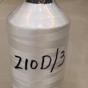 Quality Heatproof Spun Polyester Yarn , 210D/3 100 Polyester Thread wholesale