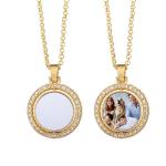 Sublimation Jewelry Blanks Sublimation Blank Necklace With Diamond
