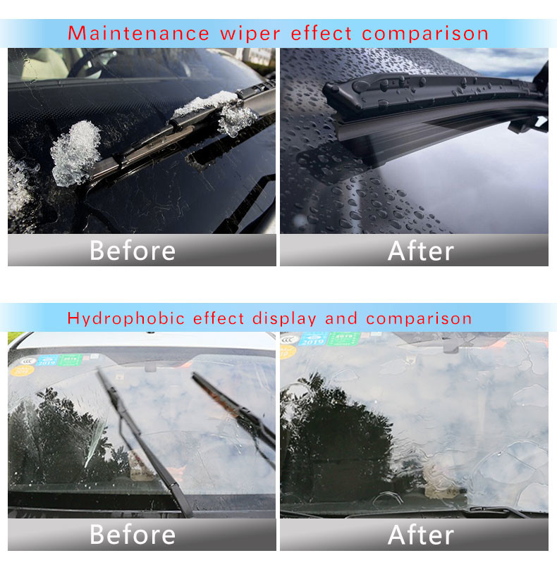 Anti Freeze Car Glass Cleaner Fluid For Windshield Crystal Clear 500ml