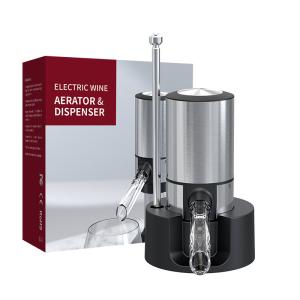 Quality 4.5''-12'' Electric Smart Wine Aerator Pourer Spout Battery Powered Bar Tool Set wholesale