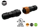 UL Certified Plastic M16 7.6mm Waterproof Quick Connectors