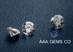 Classics Round Shape Loose Moissanite Stones In White Size 3.5 MM