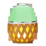 Hotel Flame Light Elegant Aromatherapy Wood Grain Essential Oil Diffuser