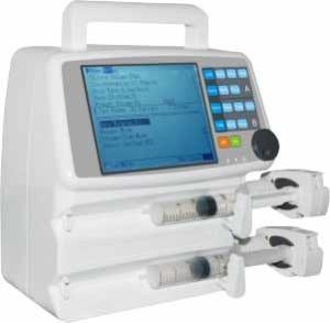 Quality Portable Clinic Basic electronic infusion pump Double Channel Patient Injection Treatment wholesale