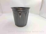 Series 6 Black plastic plant pot BN170