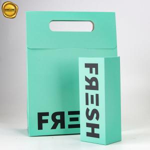 Quality Custom Gift Bag Paper Bag Custom Design Green Sunglasses Paper Bag wholesale