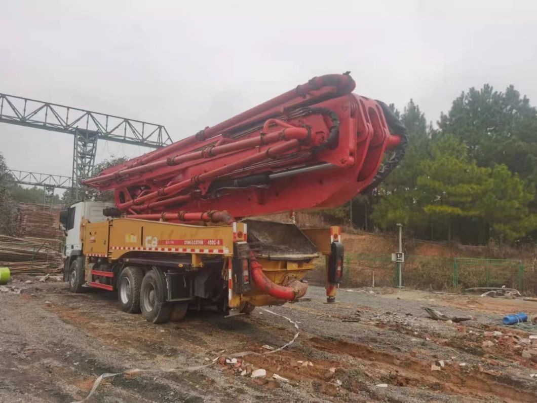 2018 Used Mobile Heavy Equipment Benz Chassis 49 Meter Concrete Pump