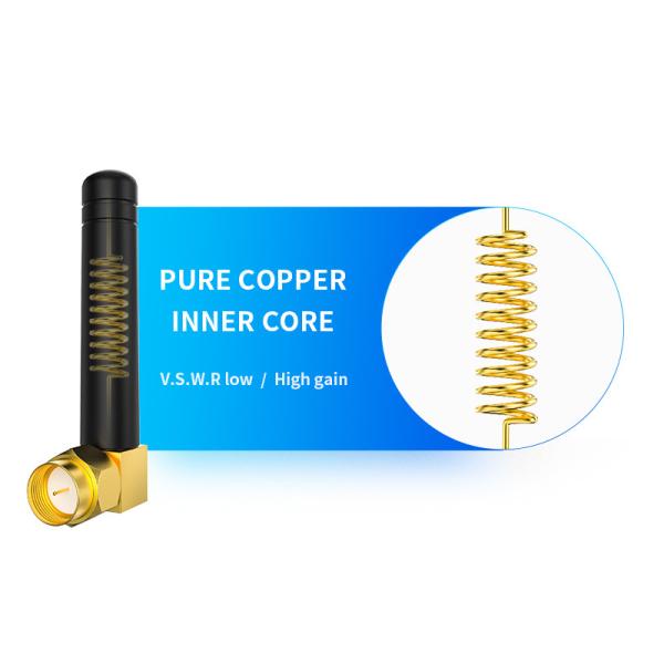 Outdoor Rubber GSM Antenna with 2.4g mhz Frequency Range and Customizable