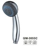 Titanium Brushed Brass Hand Shower Spray Thumb Tab Chrome Hand Held Shower Head