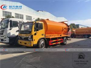 Quality DONGFENG Furuicar 8m3 Vacuum Suction Septic Tank Truck wholesale