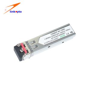 Quality 1430nm CWDM 100KM 1.25Gigabit Ethernet SFP Module wholesale