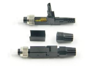 Quality Black FC UPC Fiber Connector , High Durability Fiber Fast Connector wholesale