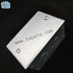 BS4568 Steel GI Electrical Boxes And Covers For Metal Outlet Devices