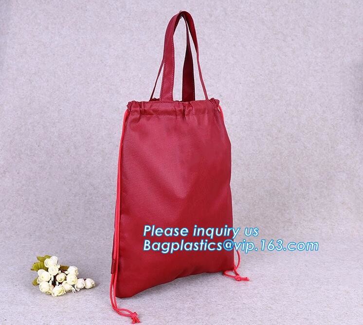 Customize Cheap Non Woven Bag T-Shirt Ultrasonic Non Woven Vest Bag For Supermarket,Gift Non Woven Bag Shopping Handle B