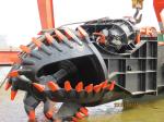 Length 30m Lake Sand Dredger machine 20 Inch Discharge Port 18m