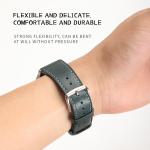 20mm Leather Watch Band for Samsung Galaxy Watch 4 Quick Release Genuine Leather