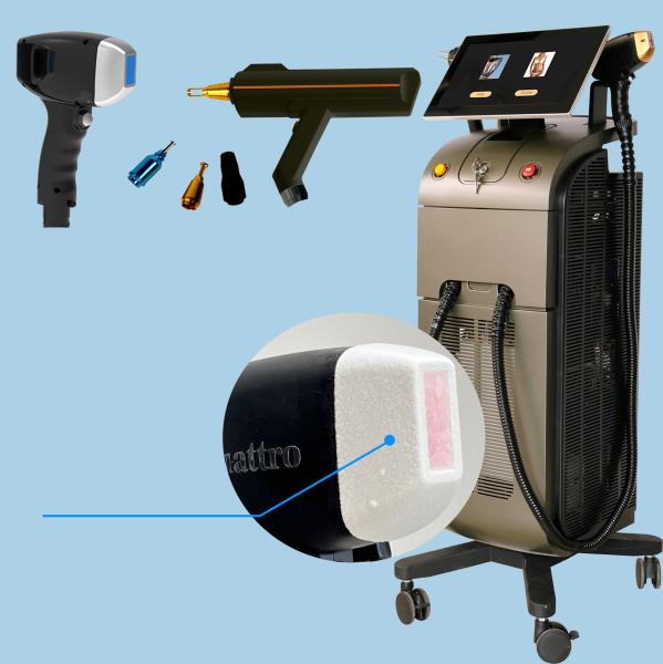 Three Wavelengths 808nm Diode Laser Permanent Hair Removal Machine Stationary