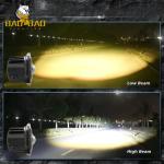 White Yellow Aluminum Black 24V Motorcycle Universal LED Headlight