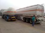 3 Axle 54.76 CBM Liquid Petroleum Gas Lpg Trailer With Mechanical Suspension