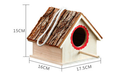 Fortune Paulownia Wooden Bird Nesting Box Wooden Crafts Supplies