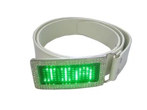 Quality Digital scrolling LED diamond message belt buckle wholesale