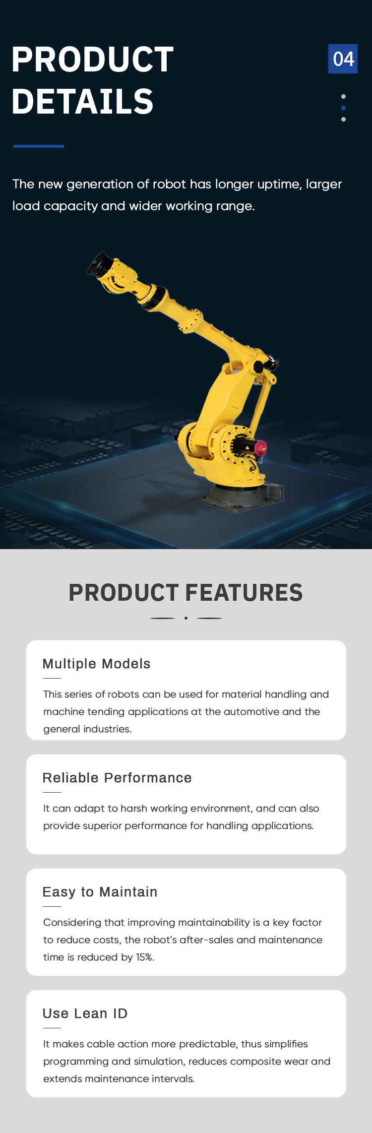 ABB 6 Axis Industrial Robot With OnRobot Electric Gripper Easy Program Packing Electronic Component As Robotic Arm