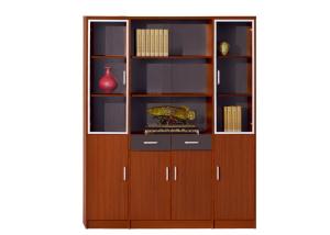 Quality Wooden Lockable Office File Cabinets Light Cherry Color With Swing Door wholesale
